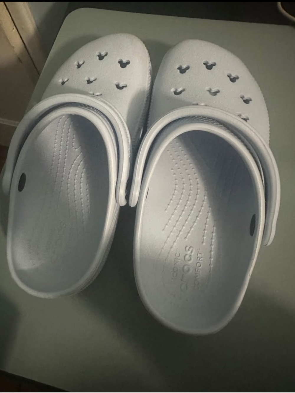 Mickey Mouse Icon Clogs for Adults by Crocs-Winter Blue
